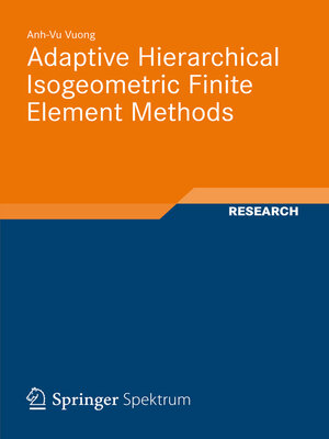 cover image of Adaptive Hierarchical Isogeometric Finite Element Methods